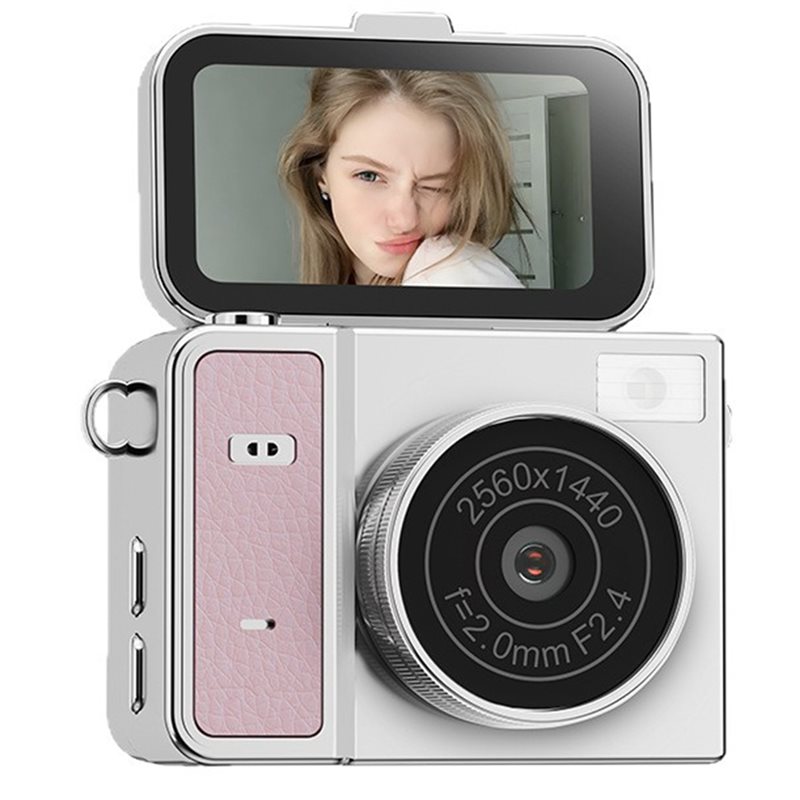 Kids Outdoor Videos - A42T-HD มินิกล้องพกพาขนาดเล็ก 2K สำหรับเด็กนักเรียนปาร์ตี้กีฬากลางแจ้งกล้องเซลฟี่กล้องวิดีโอการถ่ายภาพเครื่องบันทึกวิดีโอ