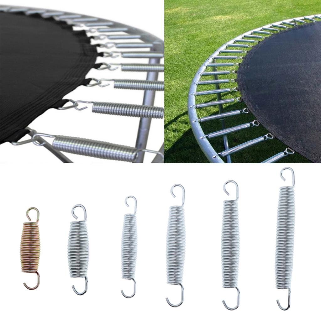 Mini Trampoline Spring - อะไหล่สปริงแทรมโพลีนสแตนเลส ทนทาน ป้องกันสนิม สำหรับแทรมโพลีนในสวน เครื่องมือซ่อมแซมอะไหล่