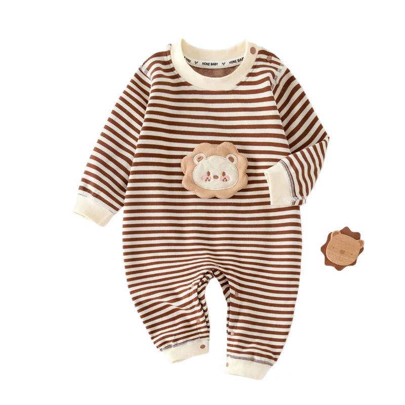 Kids Outdoor Jumpsuit - ชุดรอมเปอร์เด็กอ่อนแบบ unisex สำหรับฤดูใบไม้ร่วงและฤดูหนาว ชุดจั๊มสูทแขนยาวน่ารักสำหรับเด็กผู้ชายและเด็กผู้หญิง ชุดบอดี้สูทใส่สบายสำหรับกิจกรรมกลางแจ้ง