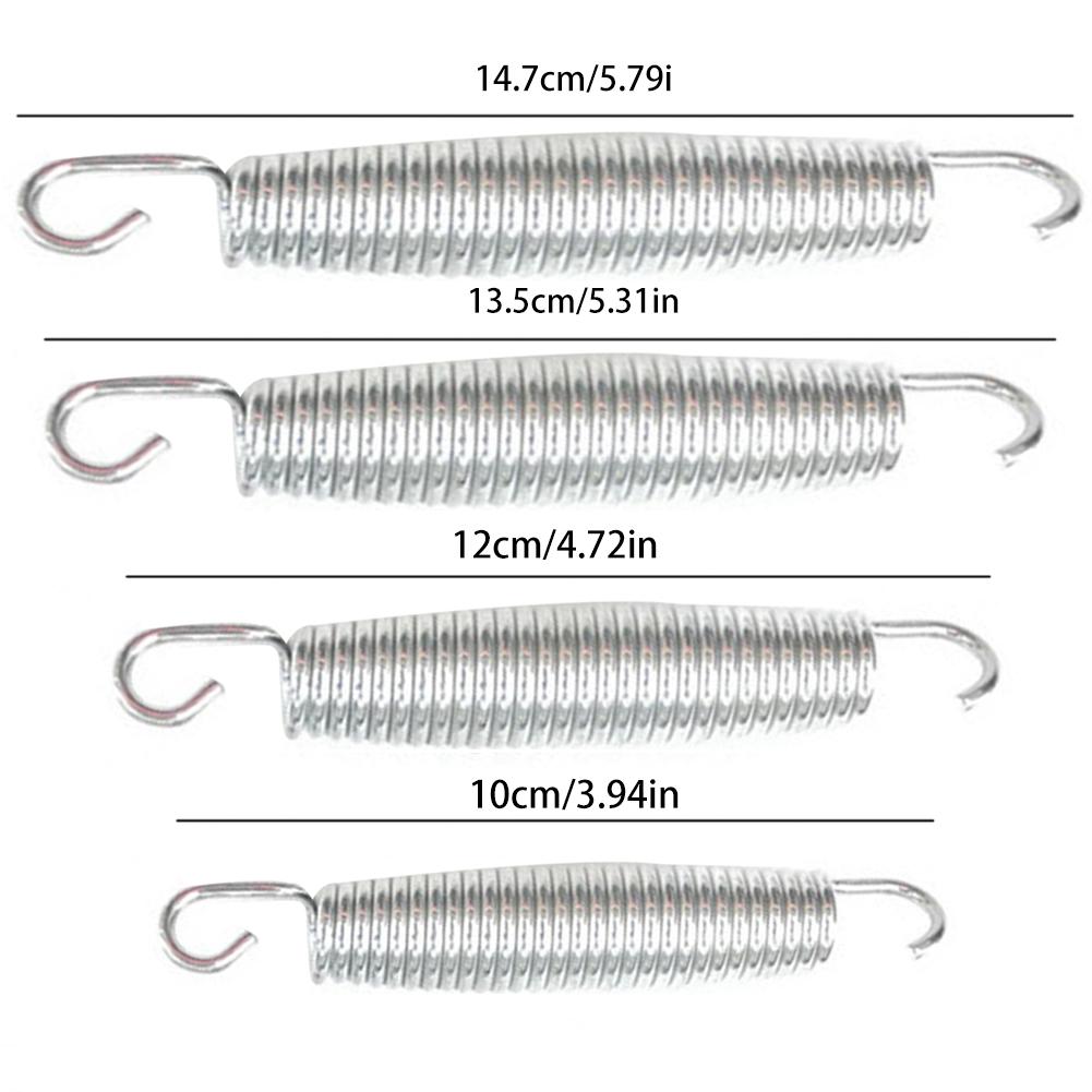 Mini Trampoline Spring - 10PCS Trampoline Springs สแตนเลสความตึงเครียดฤดูใบไม้ผลิอเนกประสงค์ Double Hook