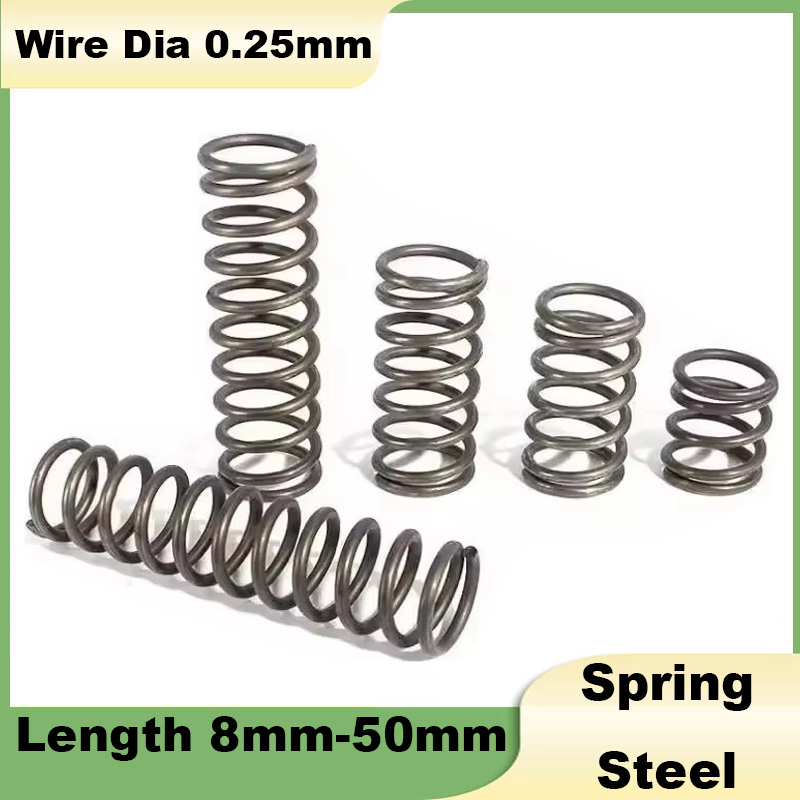 Mini Trampoline Spring - 10 ชิ้น/ล็อต 0.25 มม. สปริงอัดขนาดเล็ก OD