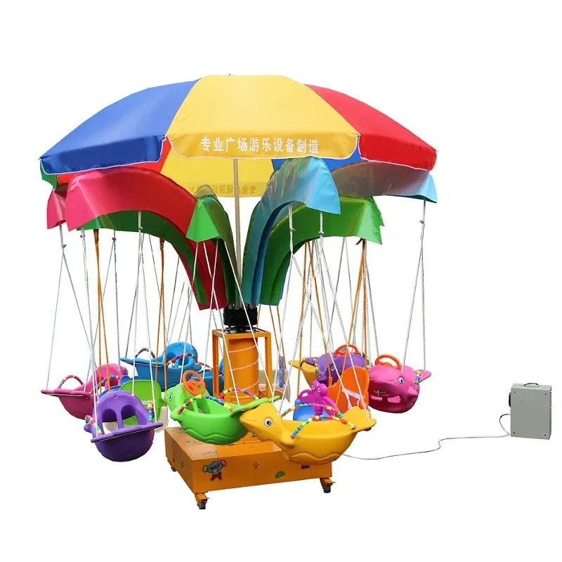 Kids Outdoor Furniture - ขายด่วน! ม้าหมุนในสวนสนุก ชิงช้าสวรรค์สำหรับเด็ก ชิงช้าดนตรี คารูเซลไฟฟ้า ชิงช้าเด็กไฟฟ้า