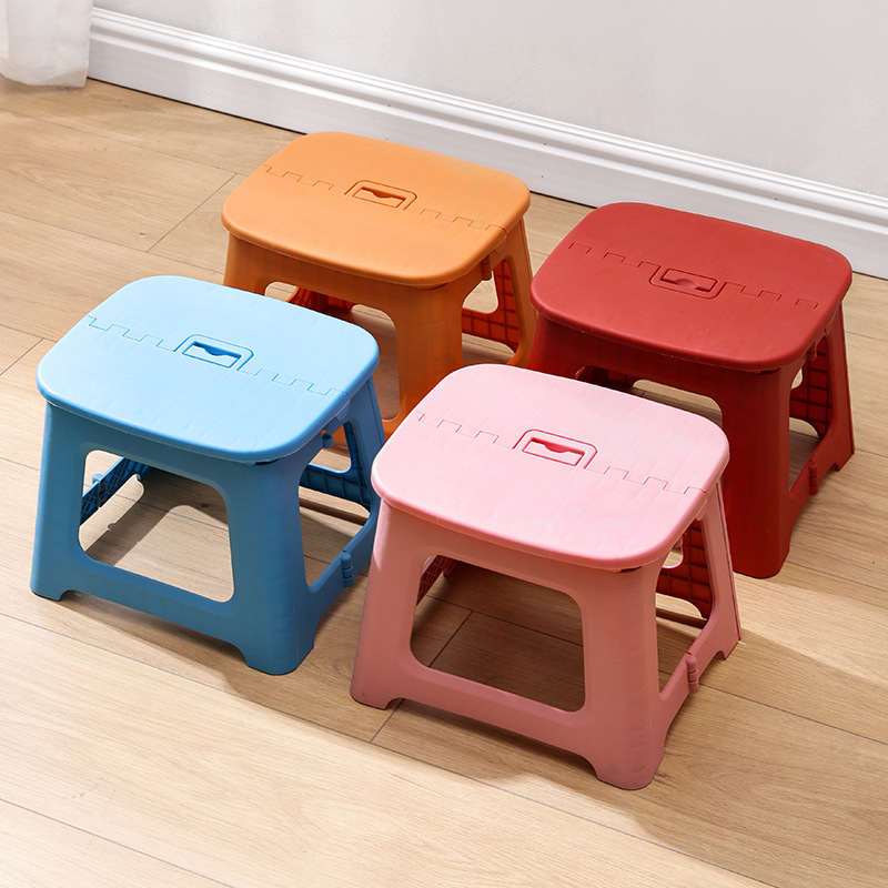 Kids Outdoor Furniture - เก้าอี้พับพลาสติกแบบพกพาสไตล์ญี่ปุ่นสำหรับเด็ก ใช้ในบ้าน แคมป์ปิ้ง ตกปลา และกิจกรรมกลางแจ้ง