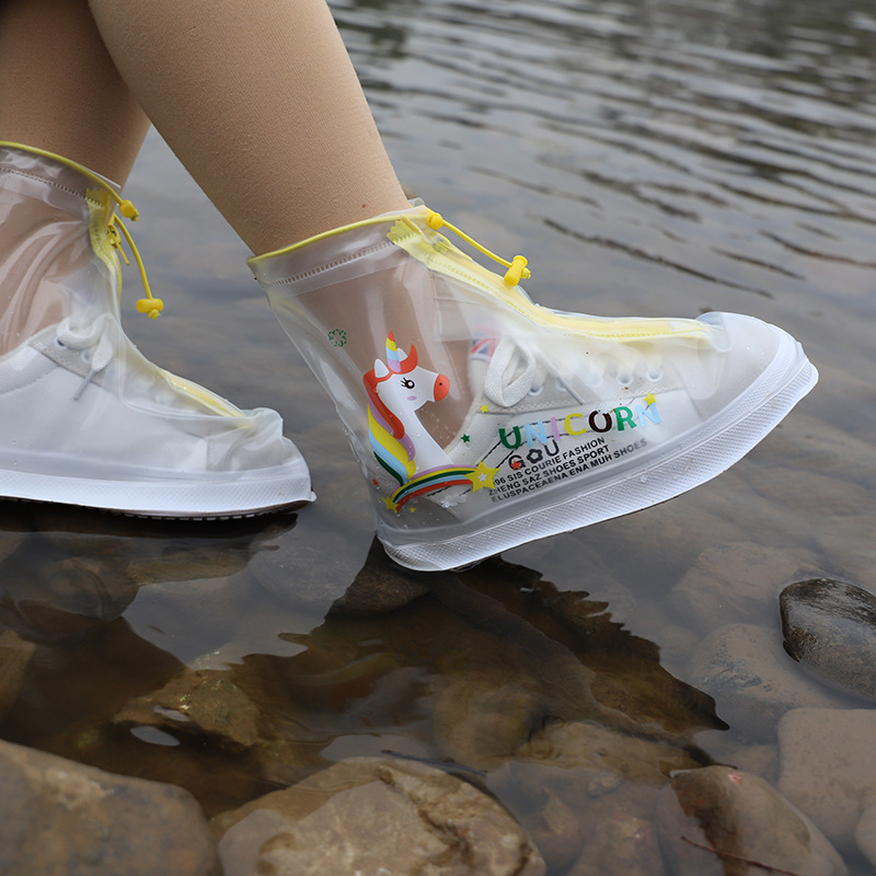Kids Outdoor Boots - รองเท้ากันน้ําเด็กรองเท้าป้องกันรองเท้าฝนสําหรับในร่มกลางแจ้ง Rainy Reusable คุณภาพลื่นรองเท้าเด็ก