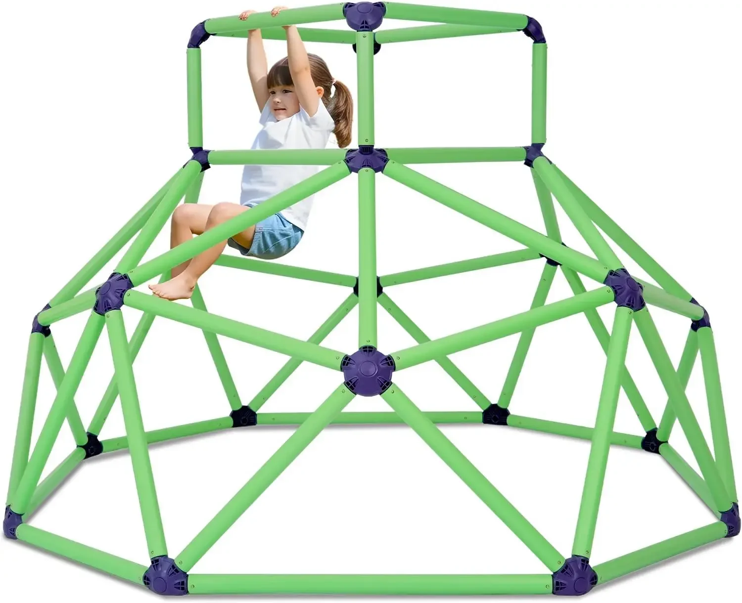 Kids Outdoor Jungle Gym Dome - ซูปาปา มังกี้บาร์ส คลีมป์โดม - สนามเด็กเล่นแบบพกพาที่แข็งแรงสำหรับเด็ก, ชุดเล่นในสวนหลังบ้านสำหรับเด็กเล็ก,