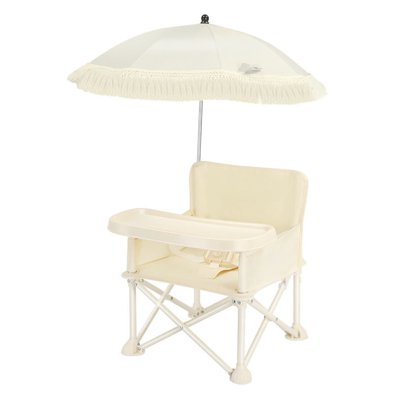 Kids Outdoor Furniture - เก้าอี้ทานอาหารเด็กพับได้พร้อมพนักพิงแบบพกพา เก้าอี้สำหรับเด็กใช้กลางแจ้ง ปิกนิก ชายหาด เก้าอี้เรียนรู้ เฟอร์นิเจอร์สำหรับเด็กเล็ก
