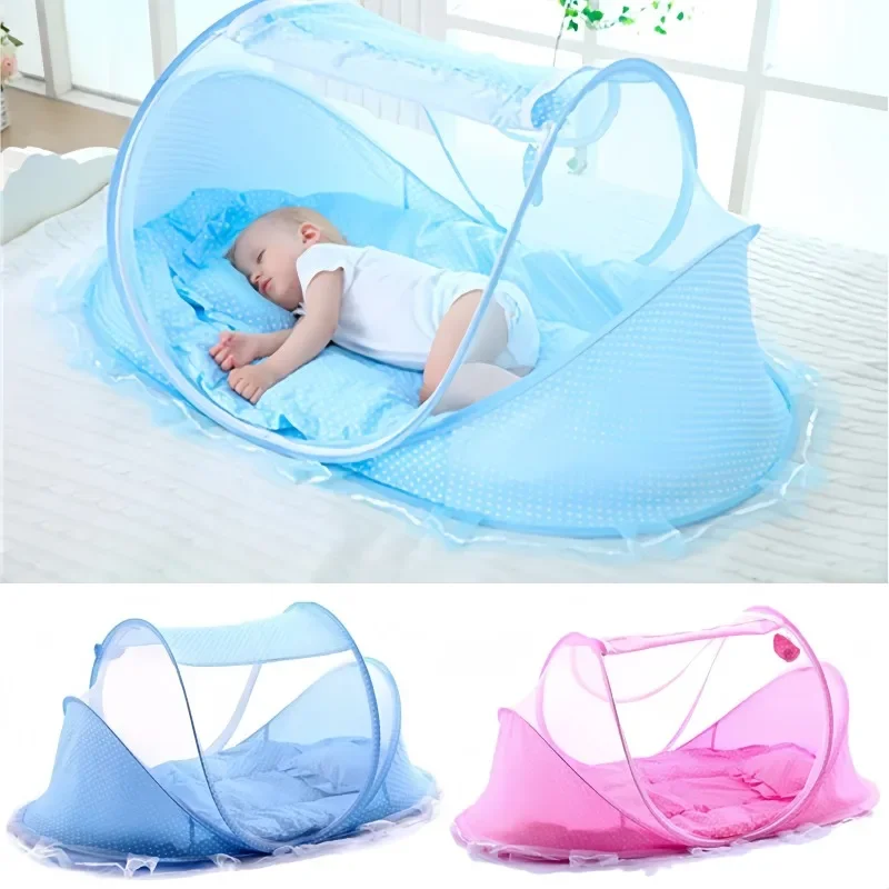 Kids Outdoor Daybed - เครื่องนอนเด็กเปลตาข่ายแบบพกพานอนสุทธิทารกแรกเกิดเต็นท์ยุงเตียงเด็กเต็นท์มุ้งกันยุงสําหรับเปลเด็ก