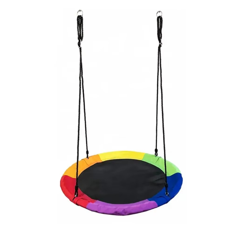 Kids Outdoor Hammock - ชิงช้าเด็กสำหรับสวนกลางแจ้ง ชิงช้ารังนกหลากสีสัน ปรับความสูงได้