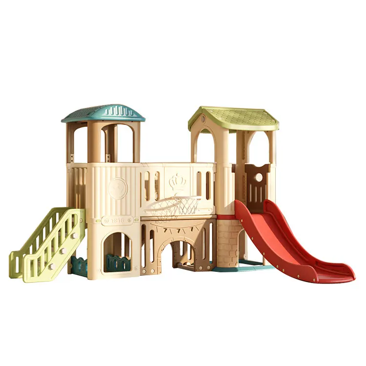 บ้านเด็กเล่นกลางแจ้งพร้อมสไลเด - Kids Outdoor House With Slide บทวิจารณ์และราคา