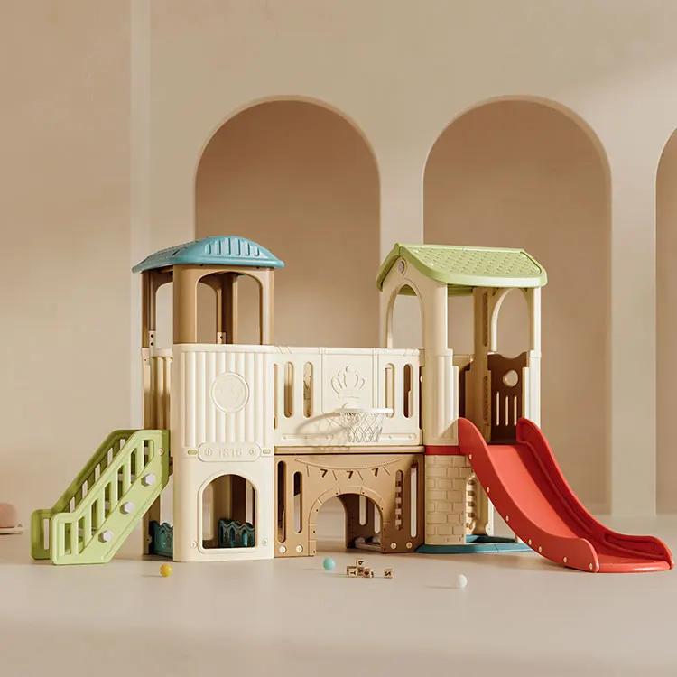 บ้านเด็กเล่นกลางแจ้งพร้อมสไลเด - Kids Outdoor House With Slide บทวิจารณ์และราคา