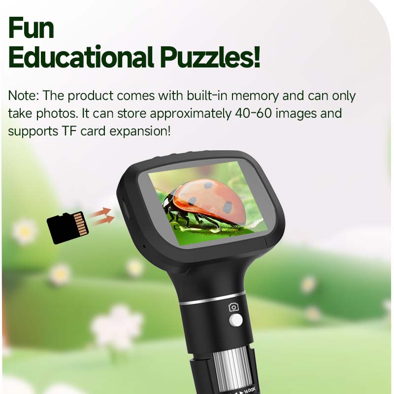 กล้องจุลทรรศน์ขนาดเล็ก 2.4 นิ้ - Kids.Outdoor Utensils บทวิจารณ์และราคา