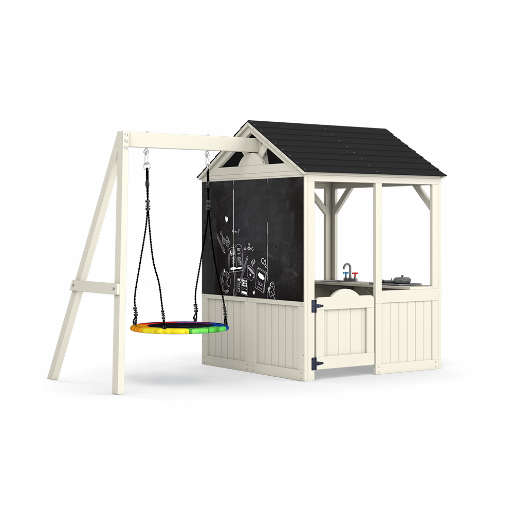 เฟอร์นิเจอร์สำหรับสวน บ้านเด็ก - Kids Outdoor House With Kitchen บทวิจารณ์และราคา