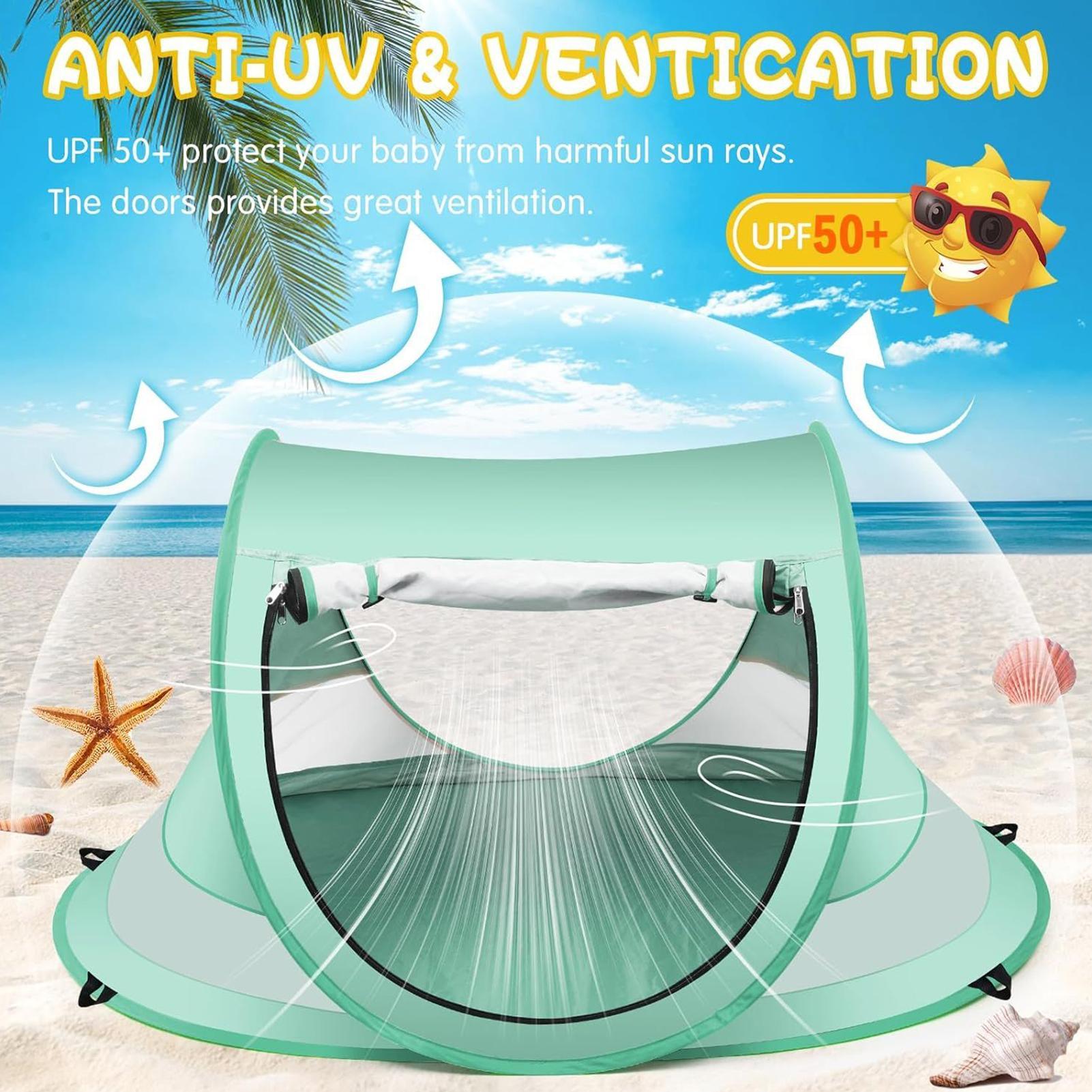เด็กวัยหัดเดินเต็นท์ชายหาดกลาง - Kids Outdoor Daybed บทวิจารณ์และราคา