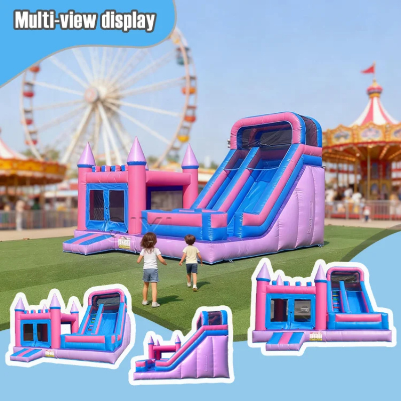 บ้านลมเป่าลมเชิงพาณิชย์สีสันสด - Kids Outdoor Bounce House บทวิจารณ์และราคา