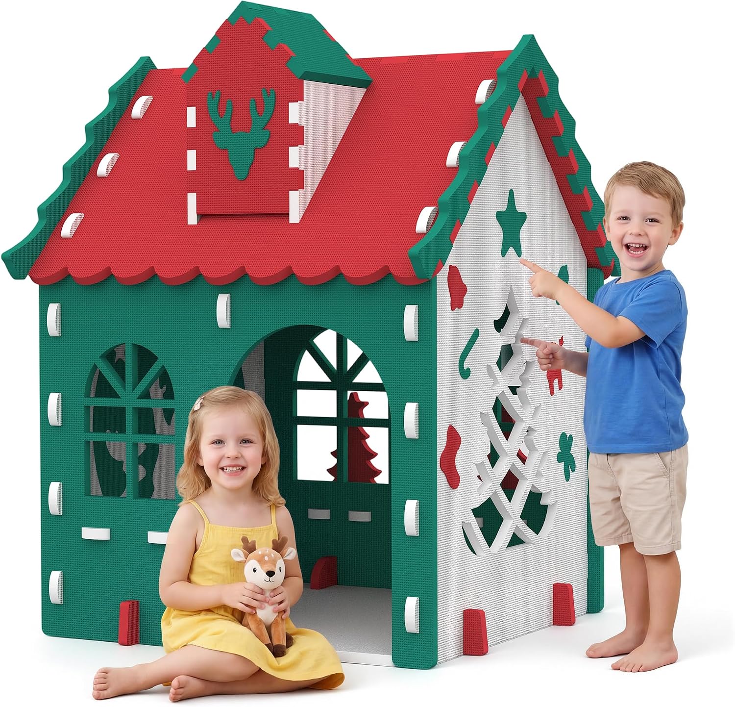 บ้านเด็กเล่นธีมครัว, บ้านเด็กเ - Kids Outdoor House With Kitchen บทวิจารณ์และราคา