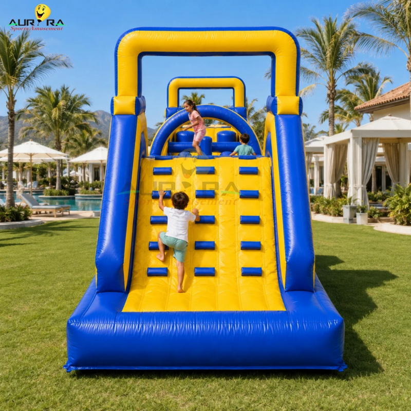 เครื่องเล่นเป่าลมแบบใหม่ สนามก - Kids Outdoor Bounce House บทวิจารณ์และราคา