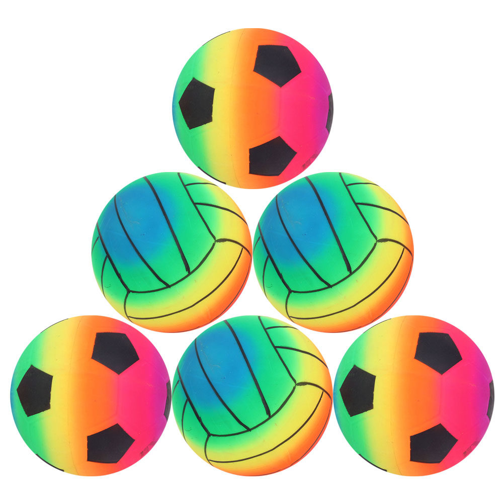 ลูกบอลชายหาดเป่าลม 6 ชิ้น ลูกบ - Kids Indoor Outdoor Games บทวิจารณ์และราคา