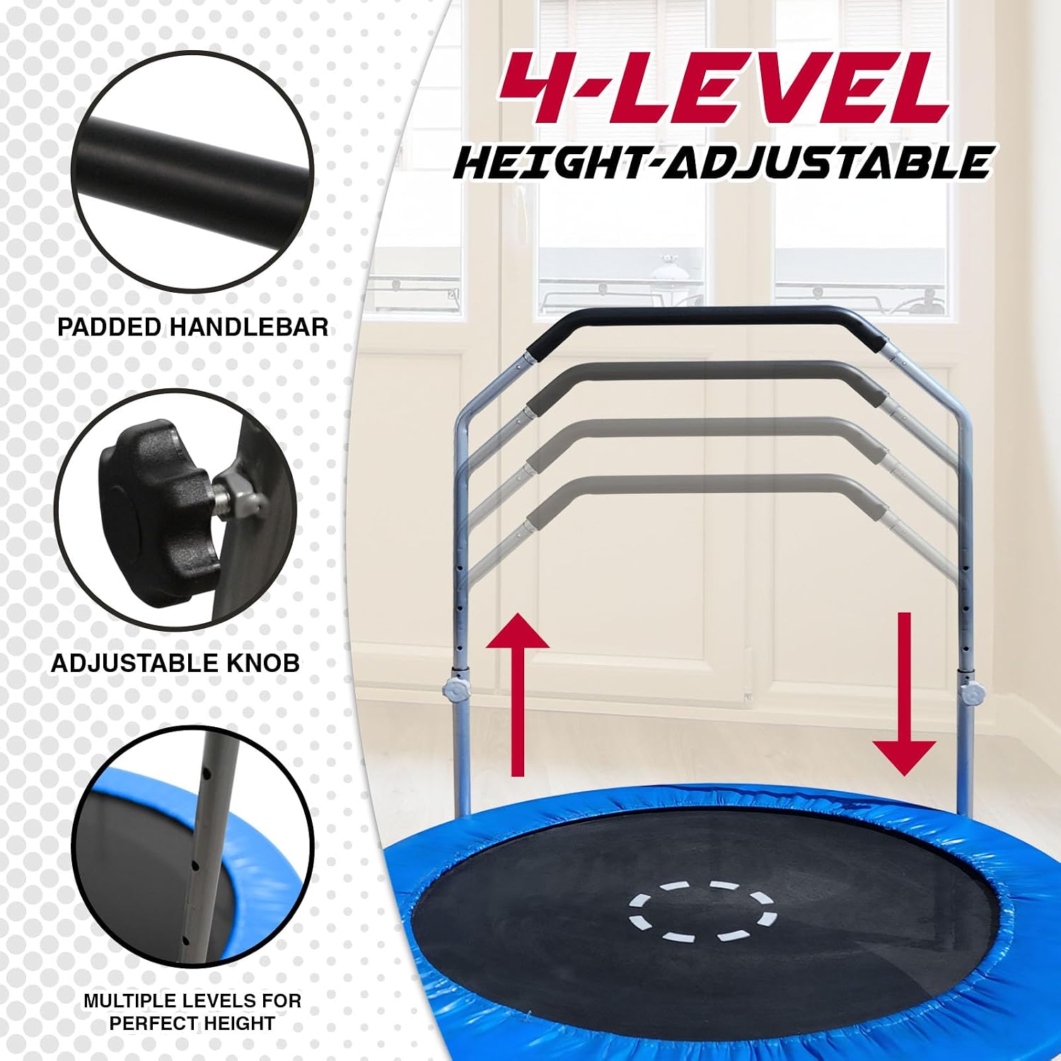 แทรมโพลีนขนาดเล็กสำหรับออกกำลั - Mini Trampoline Spring บทวิจารณ์และราคา