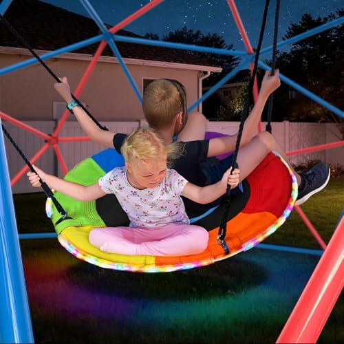 ชุดชิงช้าคลิมโดมพร้อมชิงช้า LE - Kids Outdoor Jungle Gym Dome บทวิจารณ์และราคา