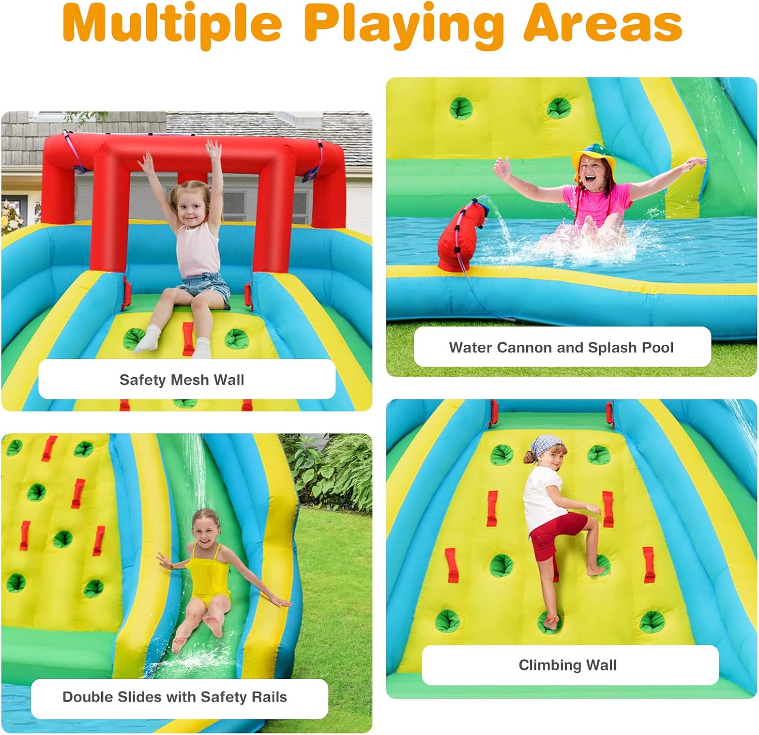 สไลเดอร์น้ำเป่าลมขนาดใหญ่สำหรั - Kids Outdoor Park บทวิจารณ์และราคา