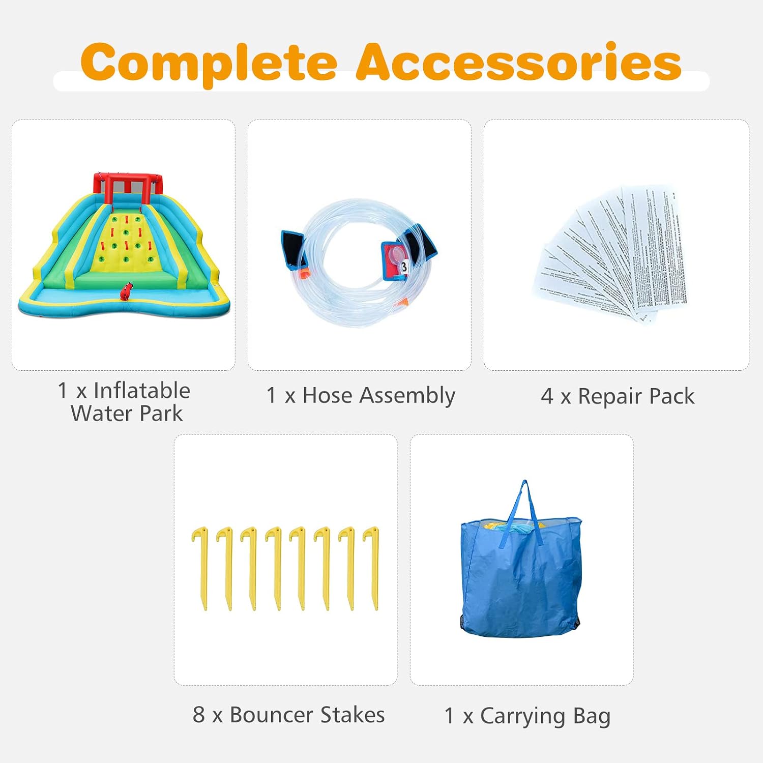 สไลเดอร์น้ำเป่าลมขนาดใหญ่สำหรั - Kids Outdoor Park บทวิจารณ์และราคา