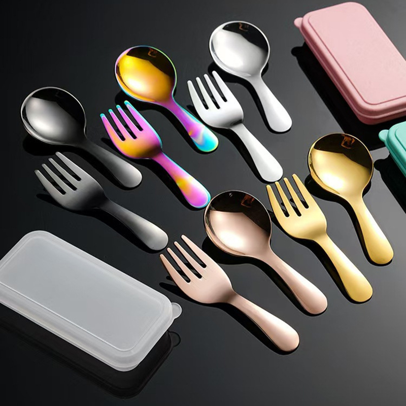 ชุดอุปกรณ์รับประทานอาหารสแตนเล - Kids.Outdoor Utensils บทวิจารณ์และราคา
