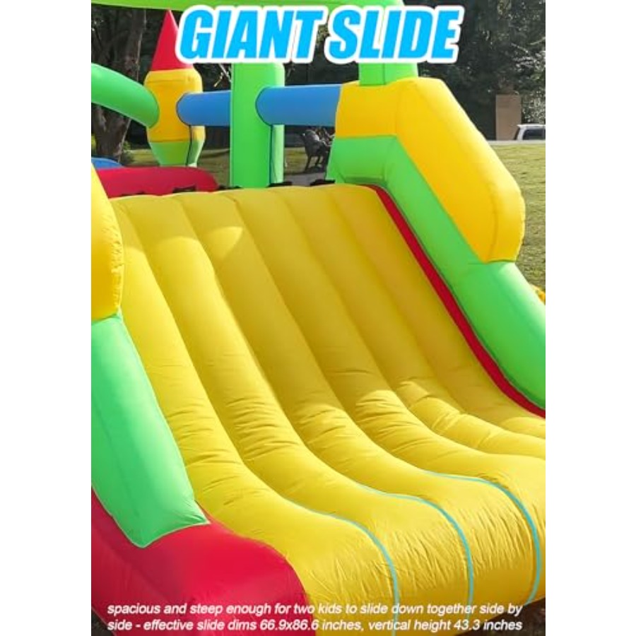 สนามเด็กเล่นเป่าลมกลางแจ้งสำหร - Kids Outdoor Bounce House บทวิจารณ์และราคา