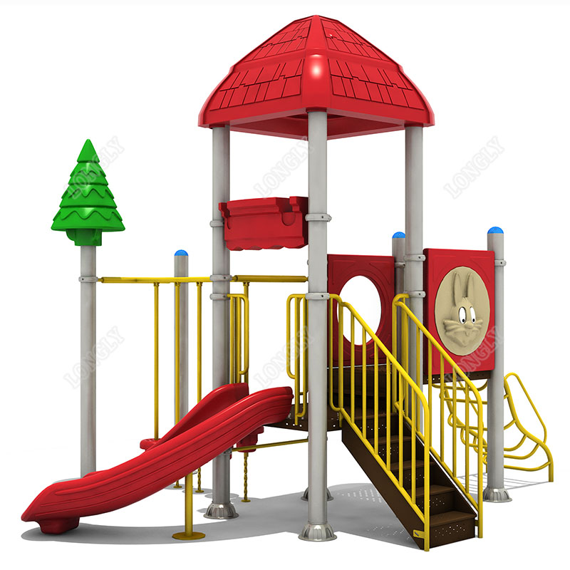 สไลเดอร์พลาสติกสีแดงสำหรับเด็ก - Kids Outdoor Park บทวิจารณ์และราคา