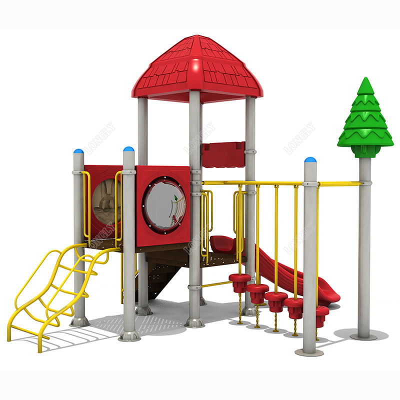 สไลเดอร์พลาสติกสีแดงสำหรับเด็ก - Kids Outdoor Park บทวิจารณ์และราคา