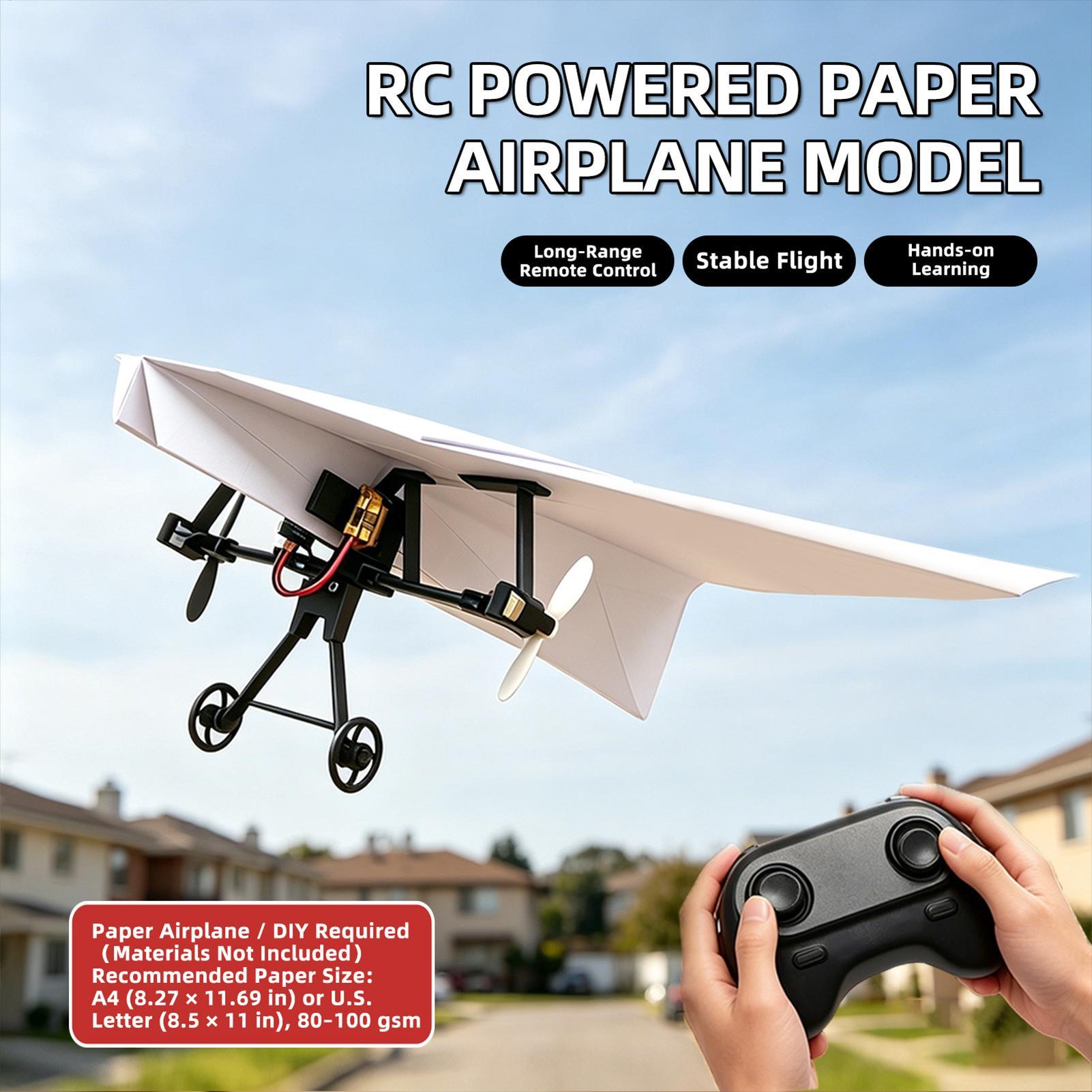 ชุดเครื่องบินกระดาษ DIY RC พร้ - Kids Outdoor Equipment บทวิจารณ์และราคา
