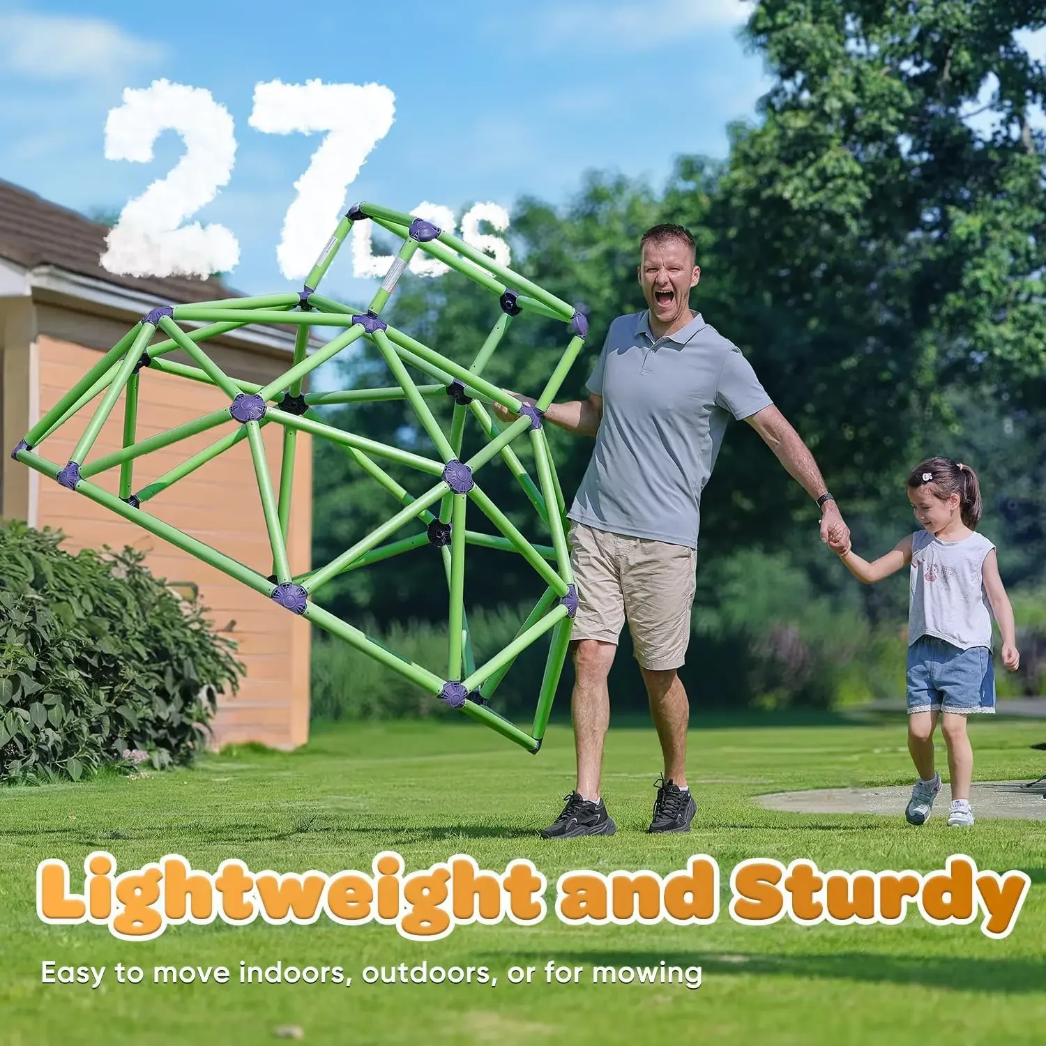 ซูปาปา มังกี้บาร์ส คลีมป์โดม - - Kids Outdoor Jungle Gym Dome บทวิจารณ์และราคา