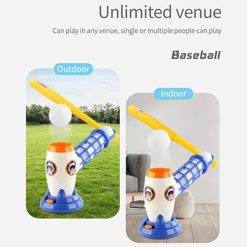 เครื่องยิงเบสบอลอัตโนมัติชุดขอ - Kids Indoor Outdoor Games บทวิจารณ์และราคา