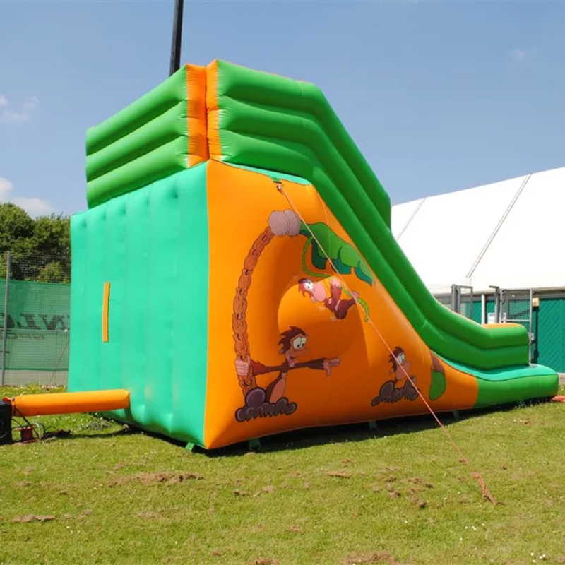 สไลด์เด้ง บ้านตีกลับ กิจกรรมกล - Kids Outdoor House With Slide บทวิจารณ์และราคา