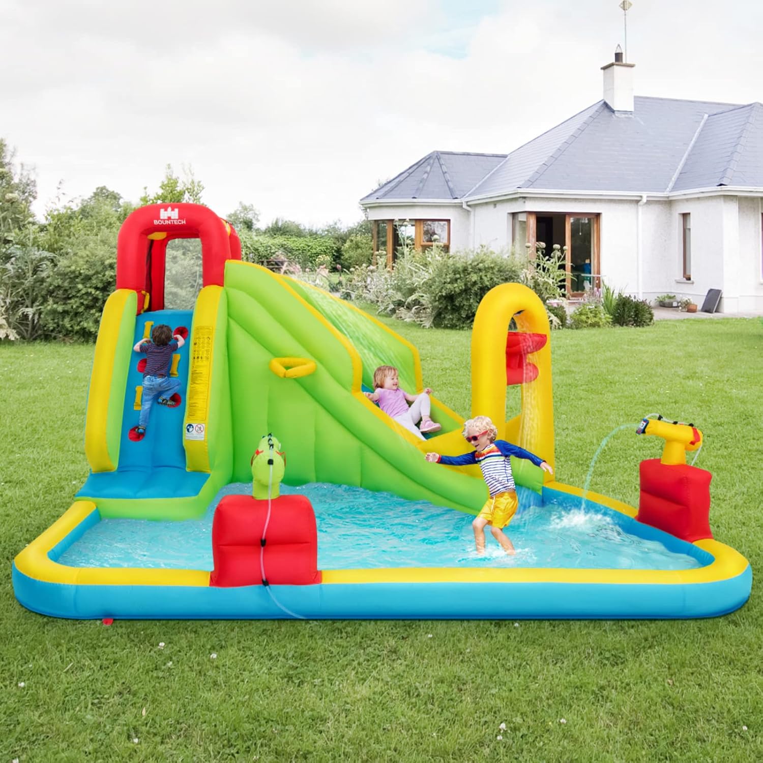 เมกะสวนน้ำเป่าลมสำหรับเด็ก - ส - Kids Outdoor Park บทวิจารณ์และราคา