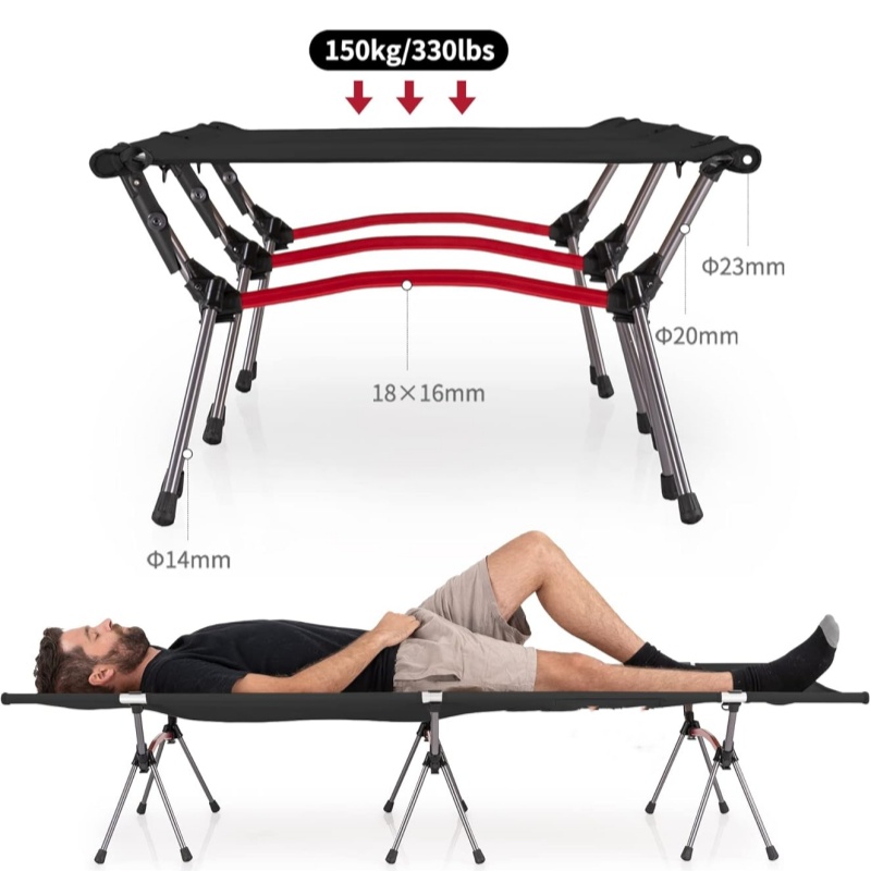เตียงพับสำหรับตั้งแคมป์กลางแจ้ - Kids Outdoor Daybed บทวิจารณ์และราคา