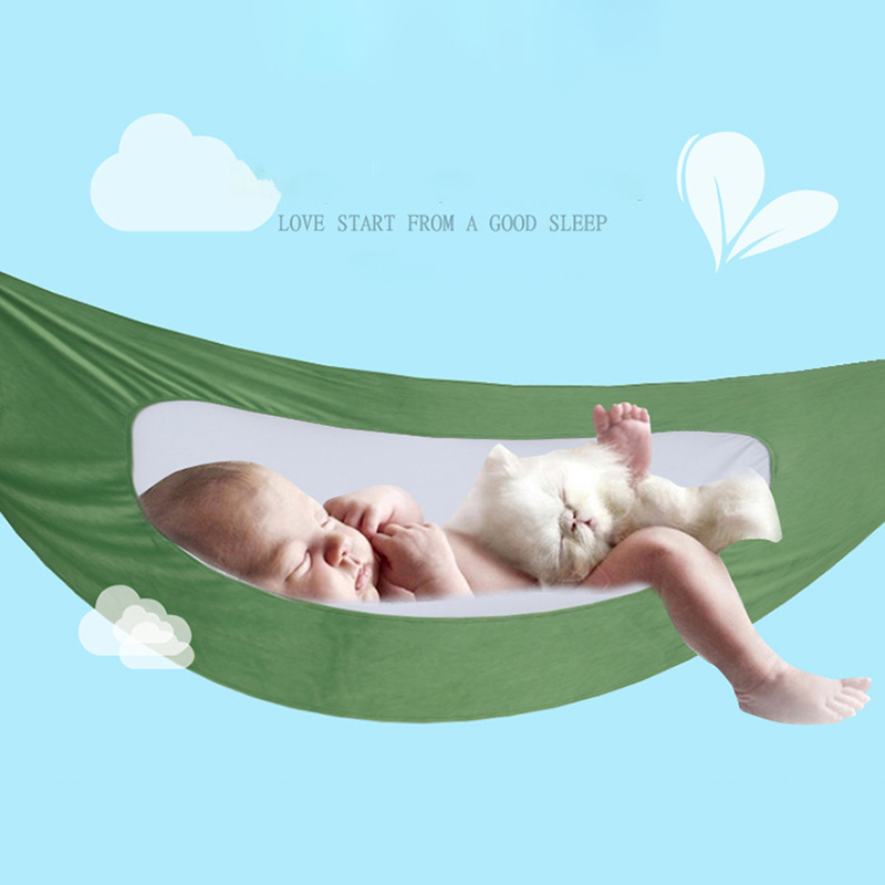 เปลญวนผ้าฝ้ายสําหรับทารกแรกเกิ - Kids Outdoor Hammock บทวิจารณ์และราคา