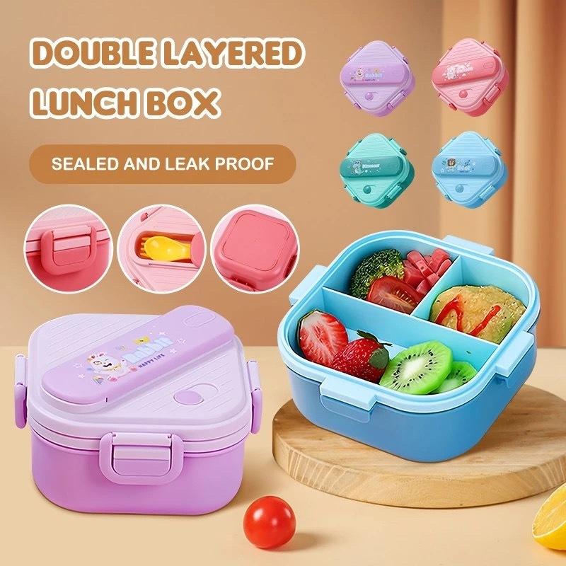 กล่องอาหารกลางวันเด็กแบบการ์ตู - Kids.Outdoor Utensils บทวิจารณ์และราคา