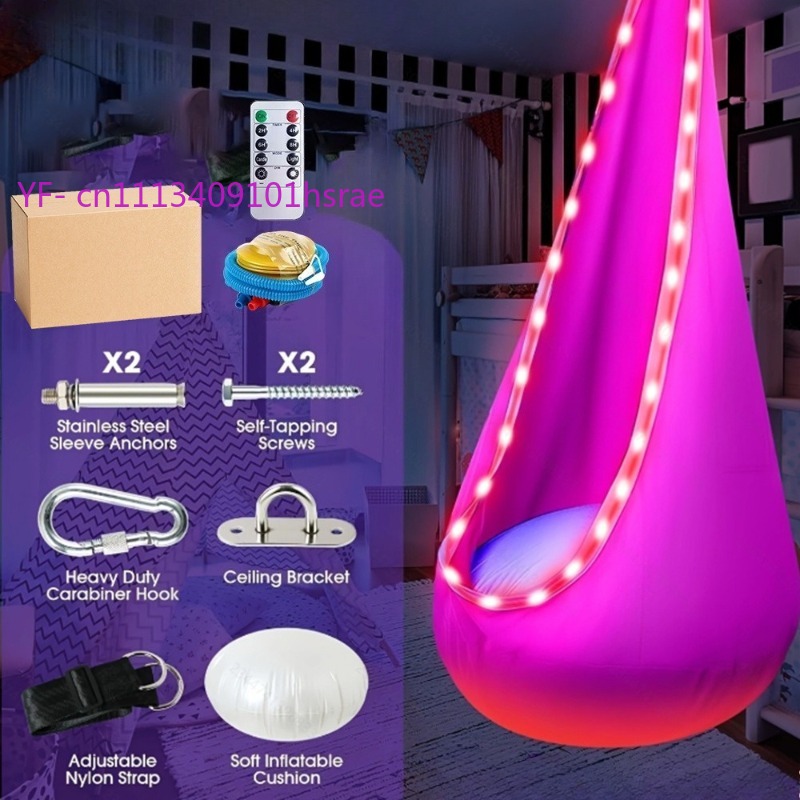 เปลญวนเป่าลม LED เรืองแสง พกพา - Kids Outdoor Hammock บทวิจารณ์และราคา