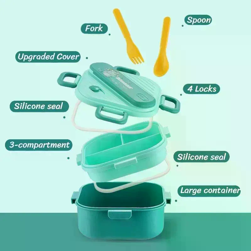 กล่องอาหารกลางวันเด็ก ลายการ์ต - Kids.Outdoor Utensils บทวิจารณ์และราคา