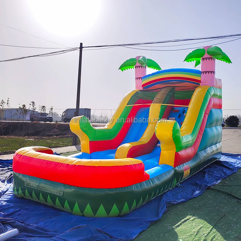 สไลเดอร์น้ำเป่าลม PVC คุณภาพดี - Kids Outdoor Equipment บทวิจารณ์และราคา