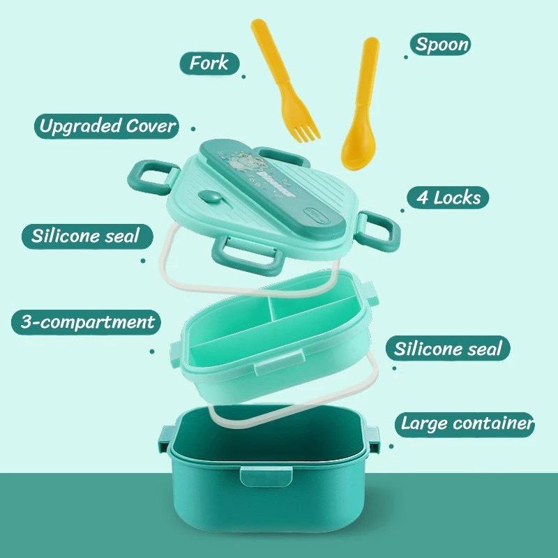 กล่องอาหารกลางวันเด็กน่ารักลาย - Kids.Outdoor Utensils บทวิจารณ์และราคา
