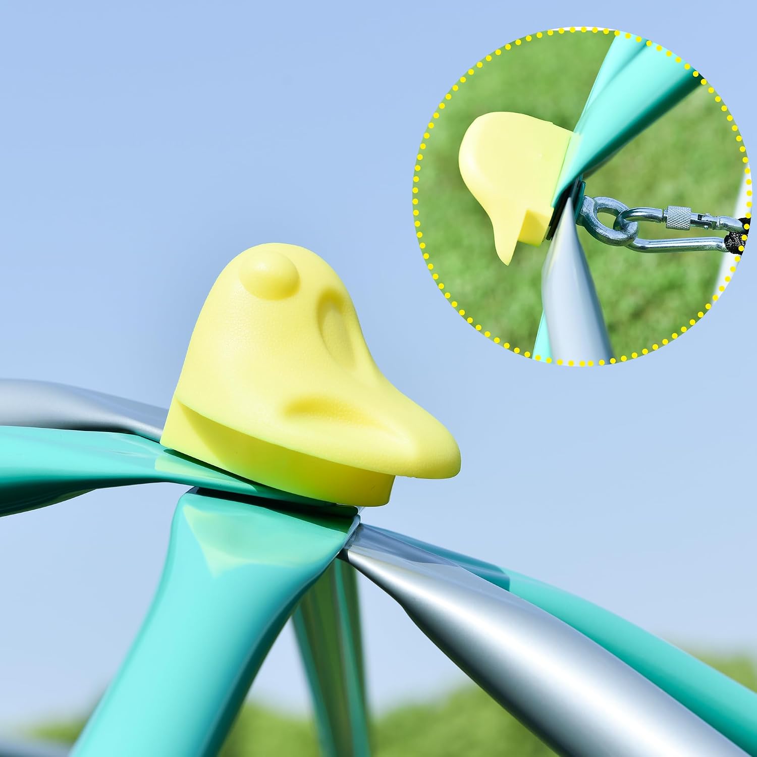 โดมปีนป่ายขนาด 13 ฟุตพร้อมหลัง - Kids Outdoor Jungle Gym Dome บทวิจารณ์และราคา