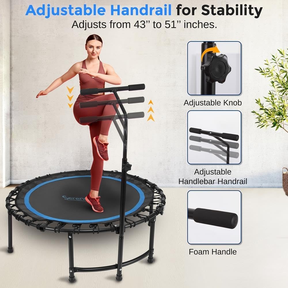 แทรมโพลีนขนาดเล็ก 40 นิ้ว / 50 - Mini Trampoline Spring บทวิจารณ์และราคา