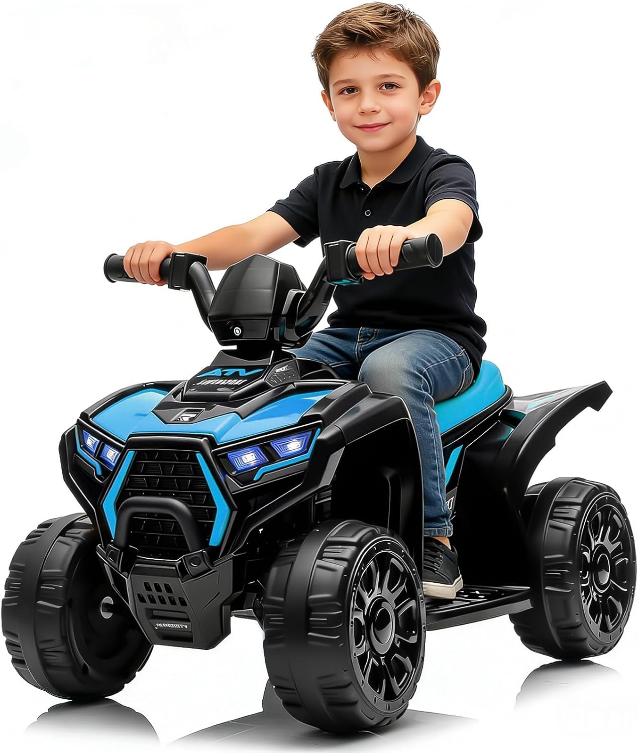 รถเอทีวีสำหรับเด็กสีฟ้า 6V รุ่ - Kids Outdoor Electric Quad บทวิจารณ์และราคา